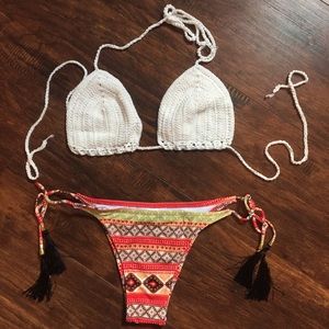 Crochet Swim Suit NWOT